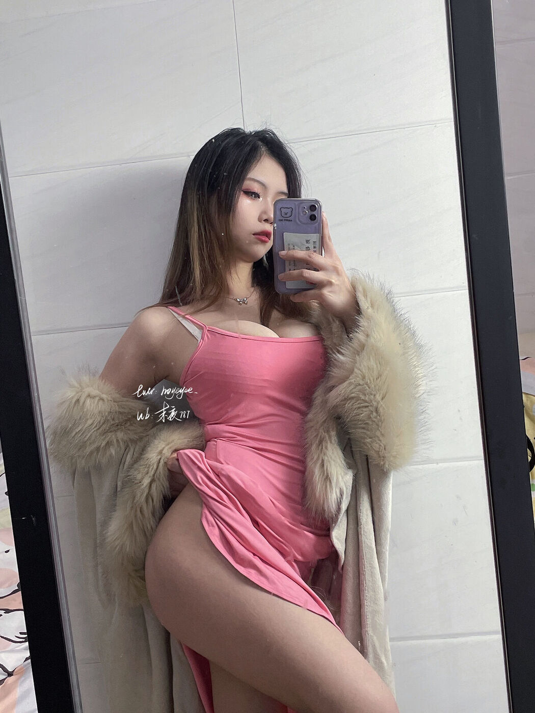 Coser@末夜787 &#8211; 粉色裙子 (24P &#8211; 1V)