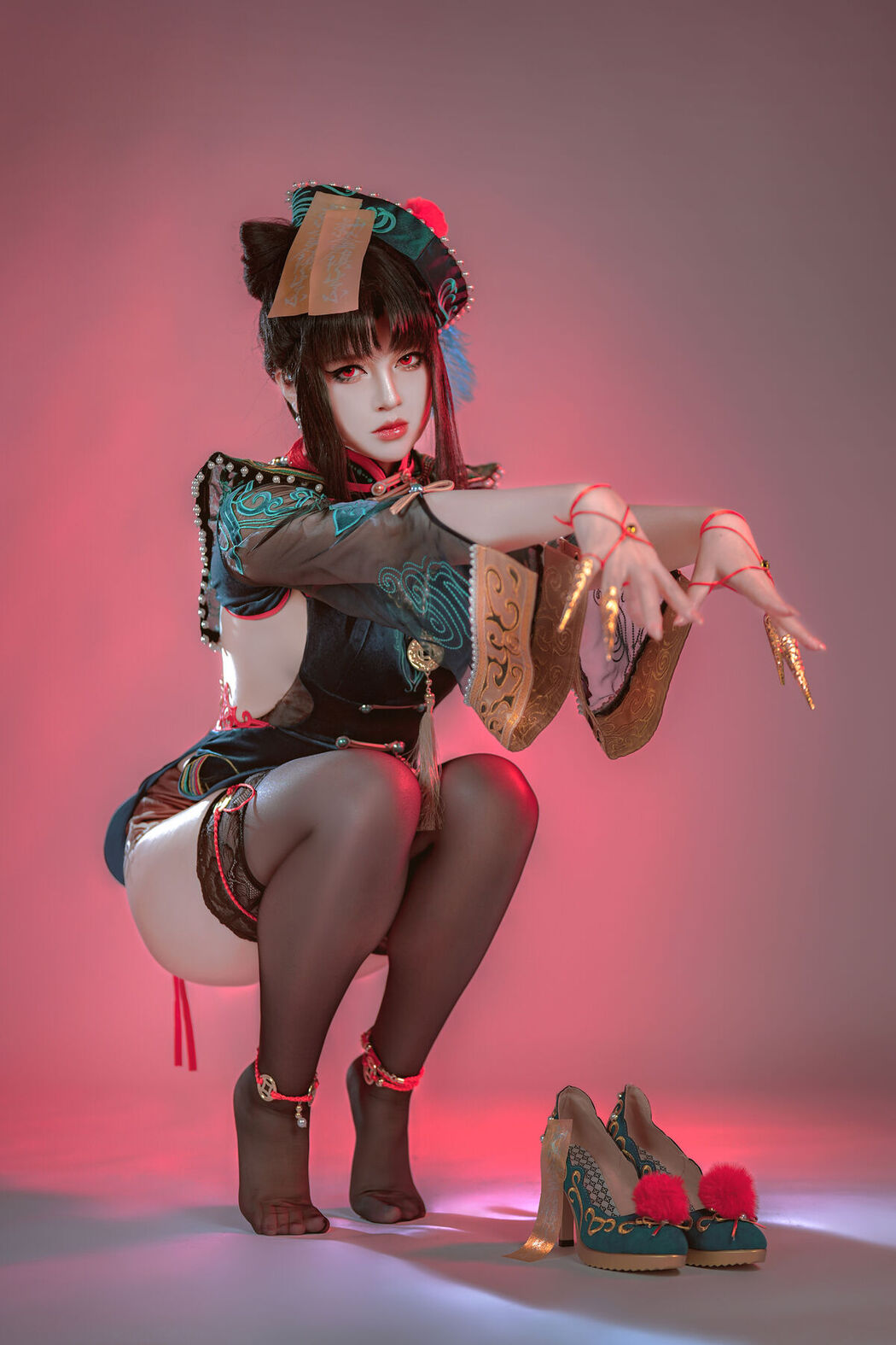Coser@半半子 &#8211; 玉玲珑僵尸娘 (24P &#8211; 2V)