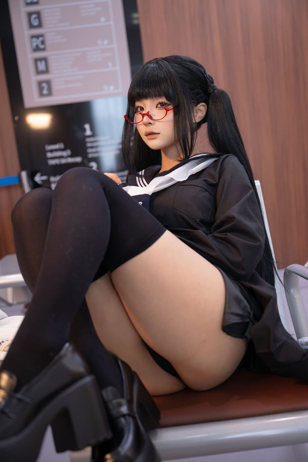 Coser@蠢沫沫 chunmomo &#8211; 黄推博主的秘密 A Part01 (51P)