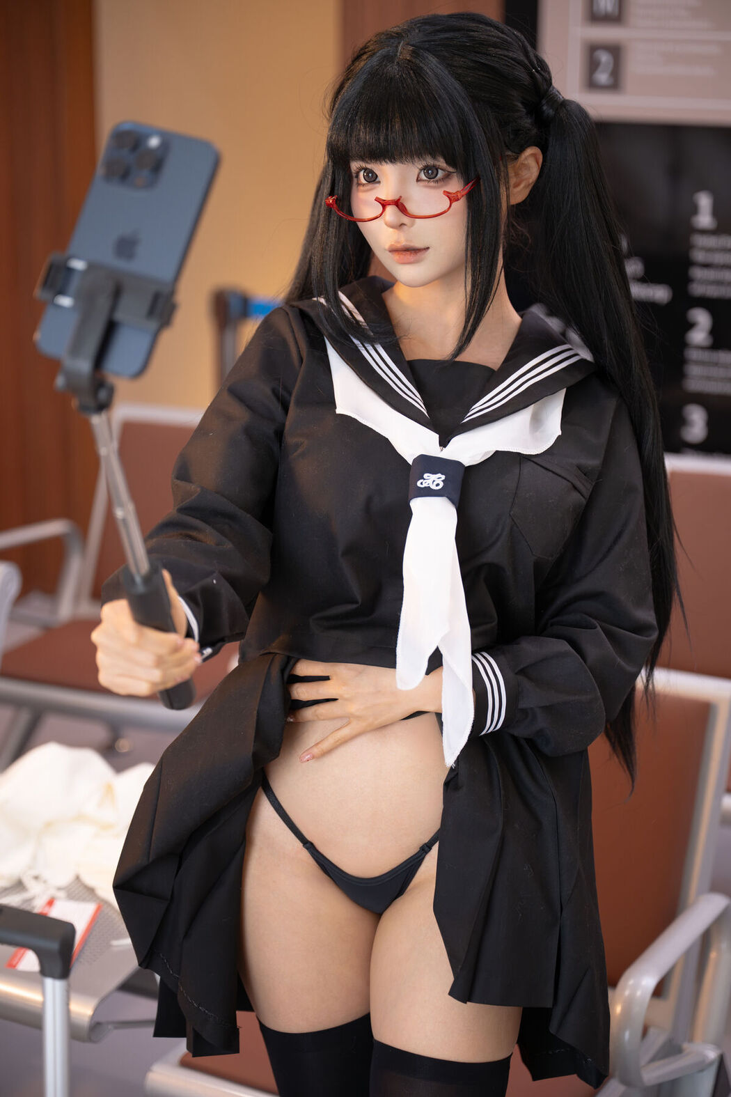 Coser@蠢沫沫 chunmomo &#8211; 黄推博主的秘密 A Part01 (51P)