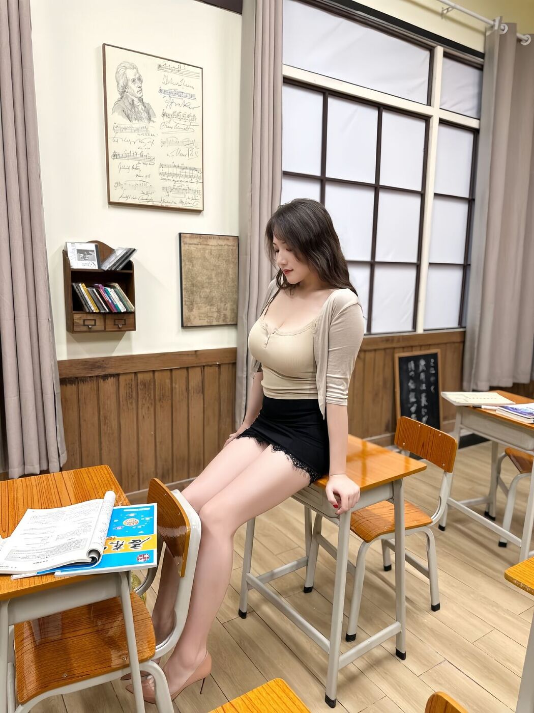 Ke Ke Xi YYY 可可西yyy &#8211; 私人教师 (34P &#8211; 3V)