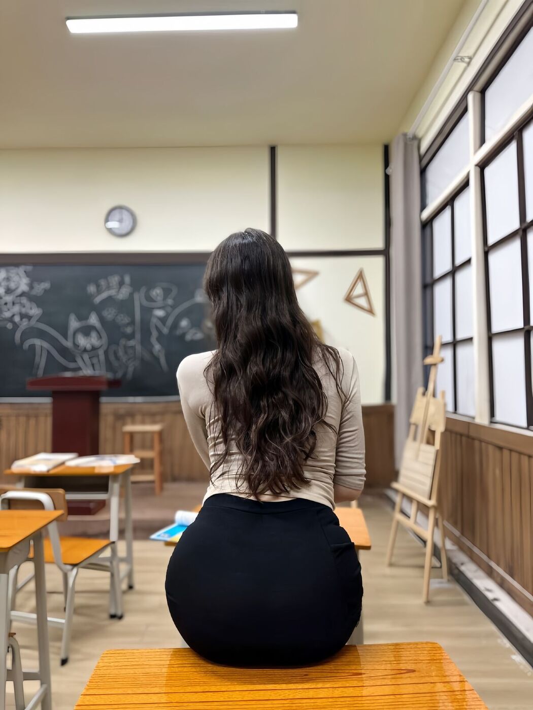 Ke Ke Xi YYY 可可西yyy &#8211; 私人教师 (34P &#8211; 3V)