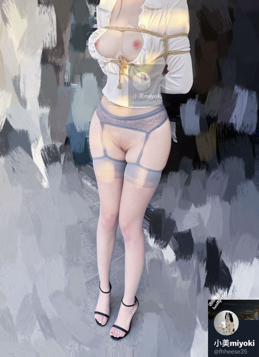 Xiao Mei Miyoki 小美miyoki – 播音系漂亮小姐姐 双女楼道合作 Part01 (65P – 1V)