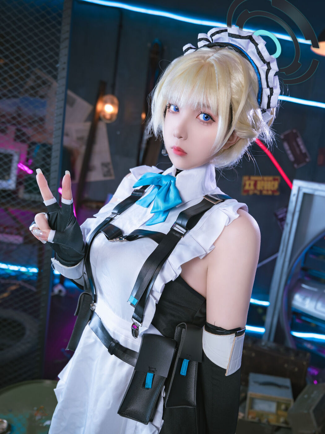 Coser@小和甜酒 – 碧蓝档案-飞鸟马时女仆 (32P)