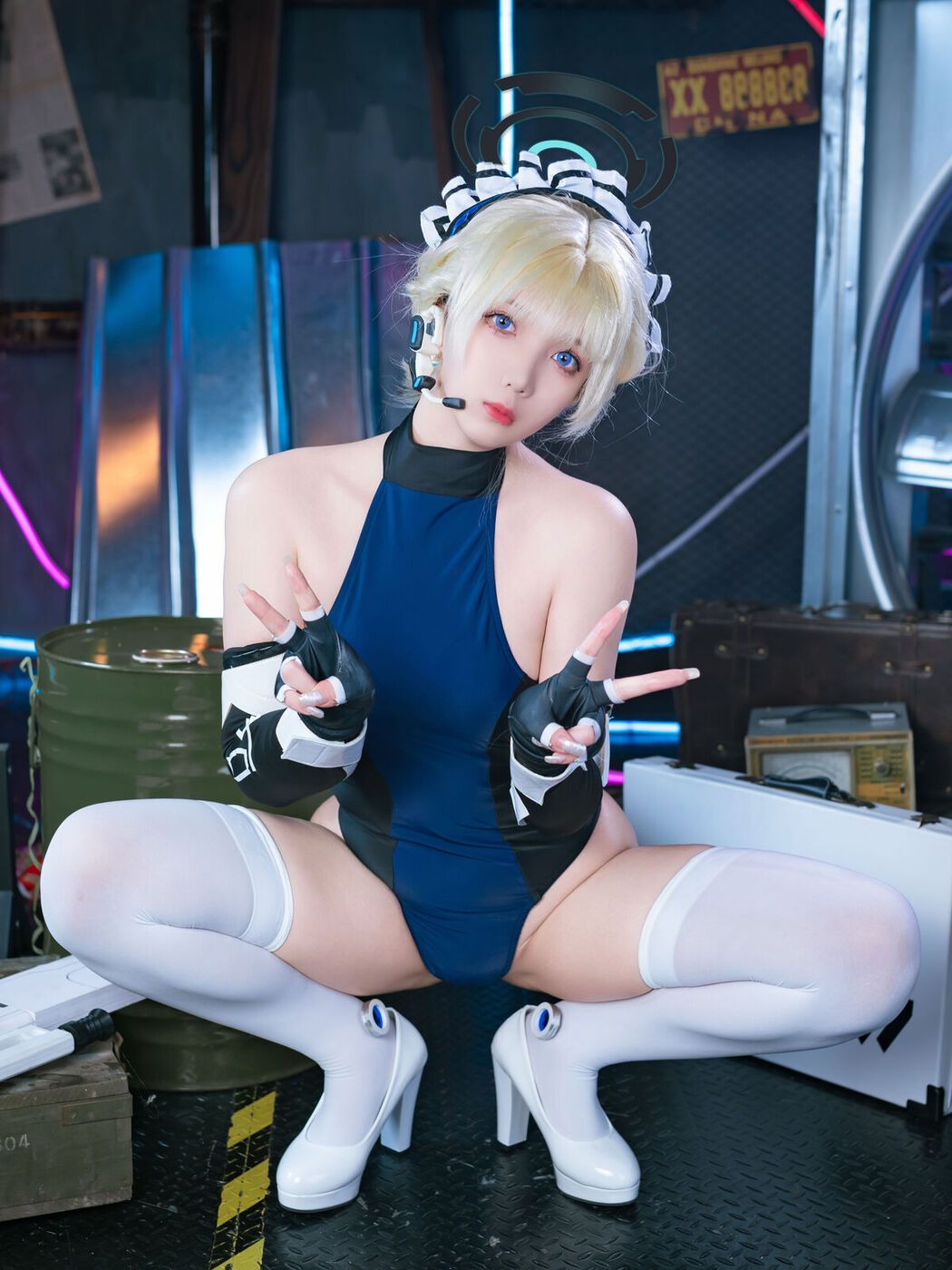 Coser@小和甜酒 – 碧蓝档案-飞鸟马时女仆 (32P)