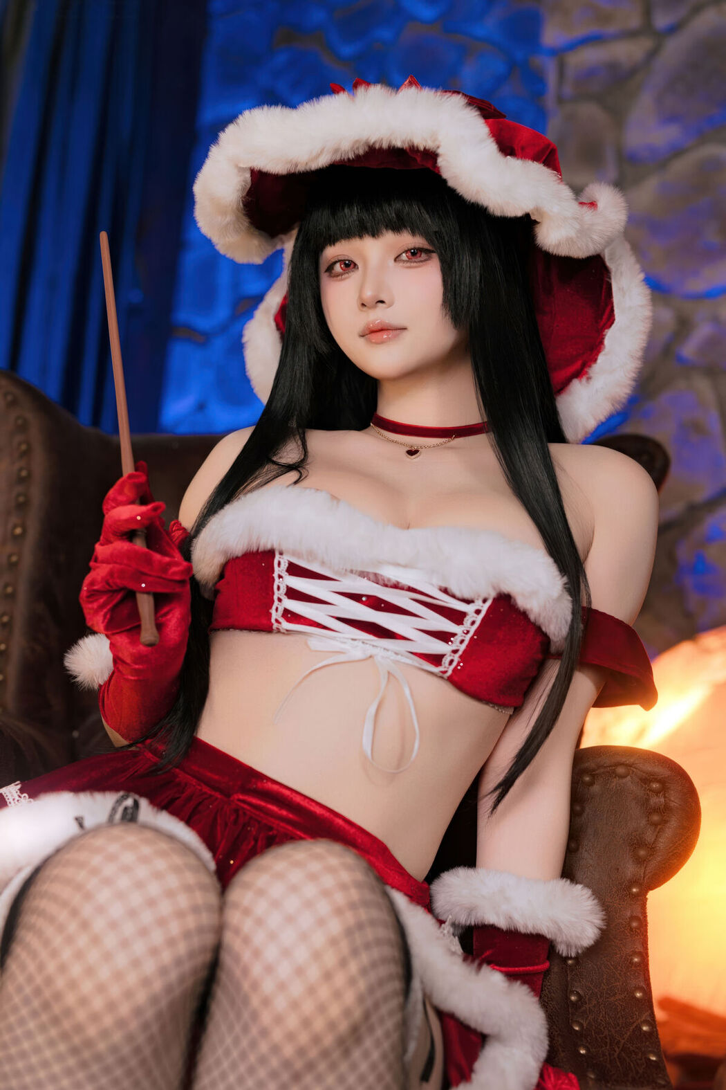 Coser@屿鱼 – 平安夜的魔法 (61P)