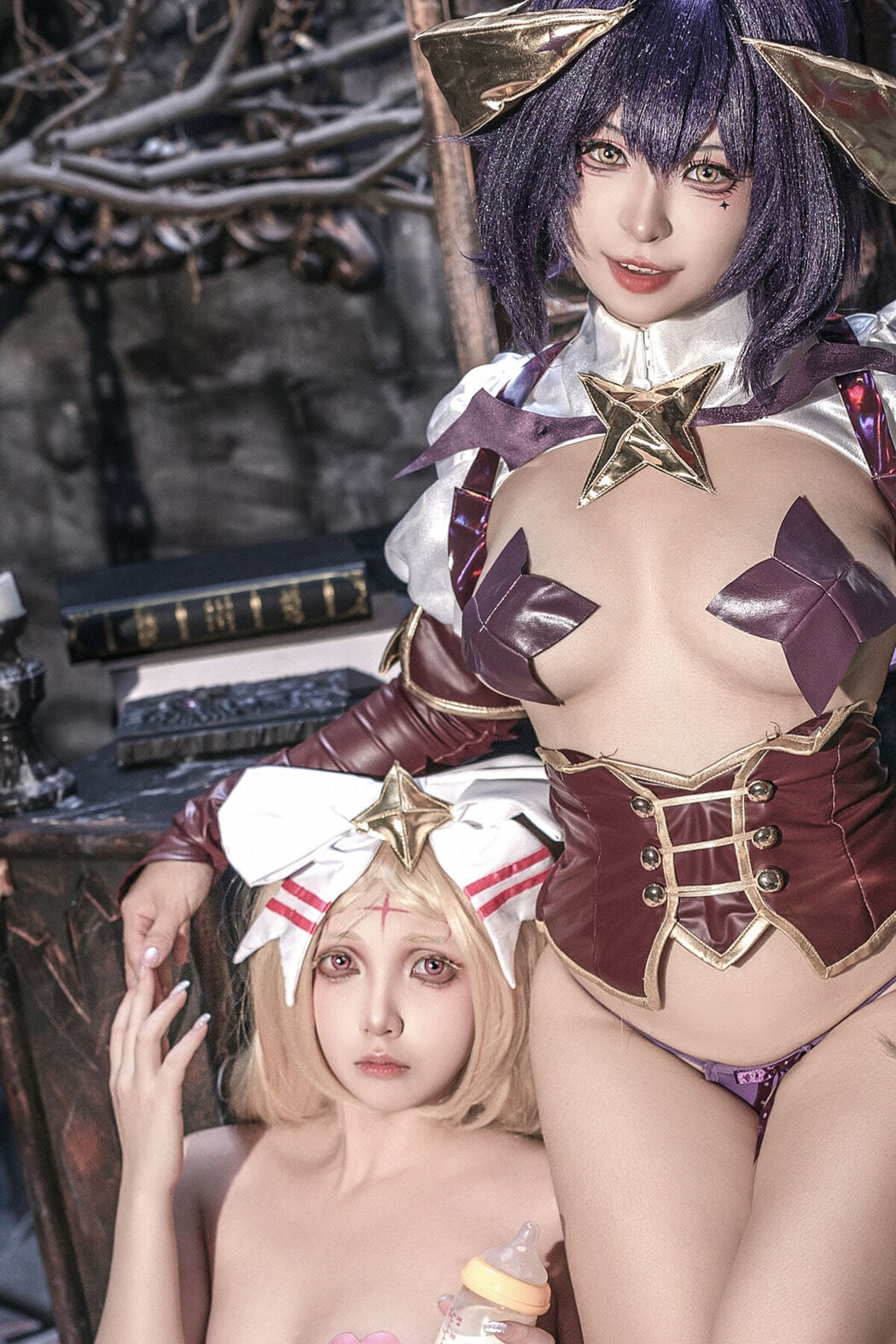 Coser@小和甜酒 And 橙风千雅 &#8211; 憧憬成为魔法少女 柊舞缇娜 And 杜乃可莉丝 (56P &#8211; 7V)