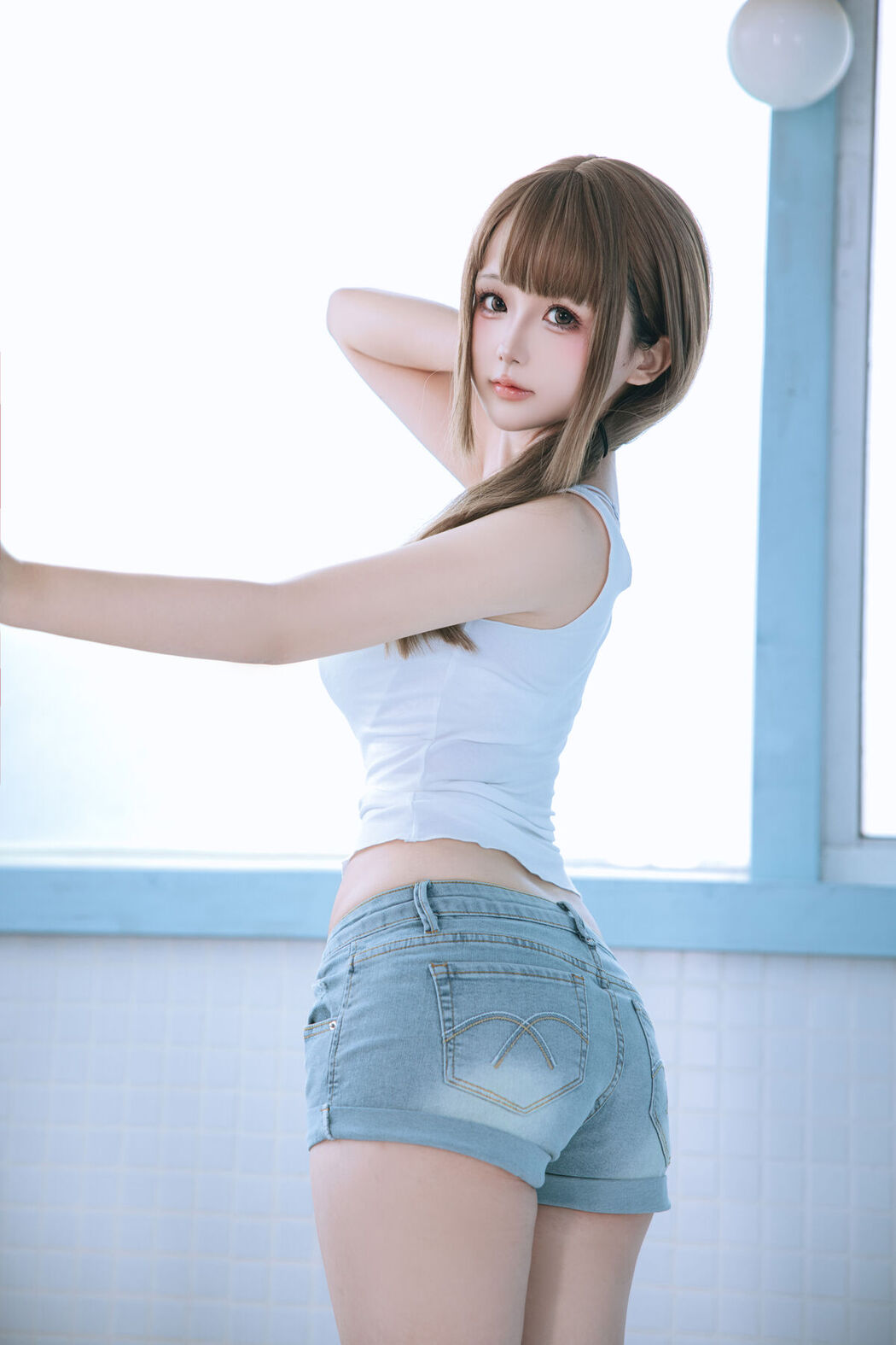 Coser@日奈娇 &#8211; 男浴室保洁员 Part03 (57P)