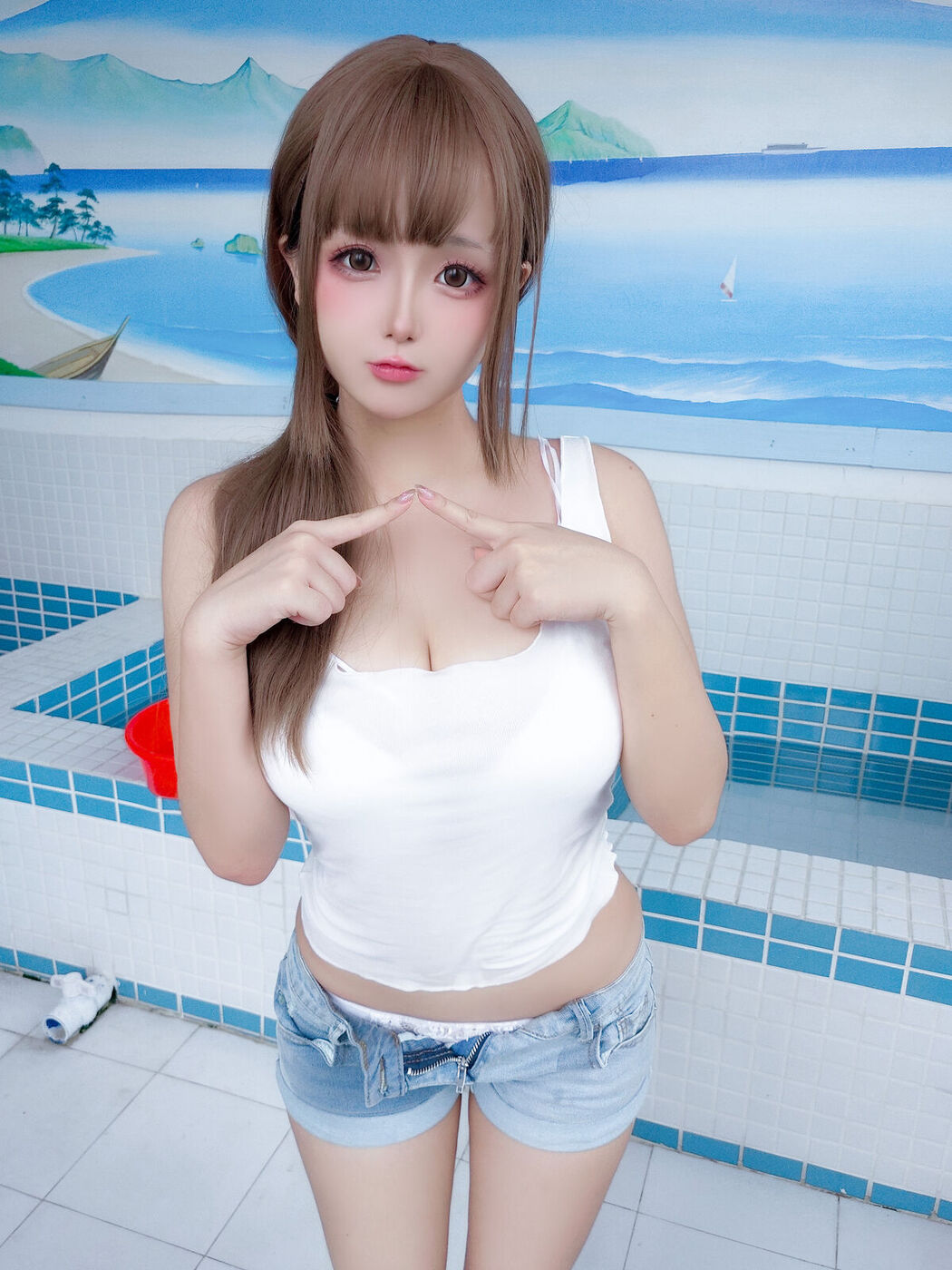 Coser@日奈娇 &#8211; 男浴室保洁员 Part02 (58P)