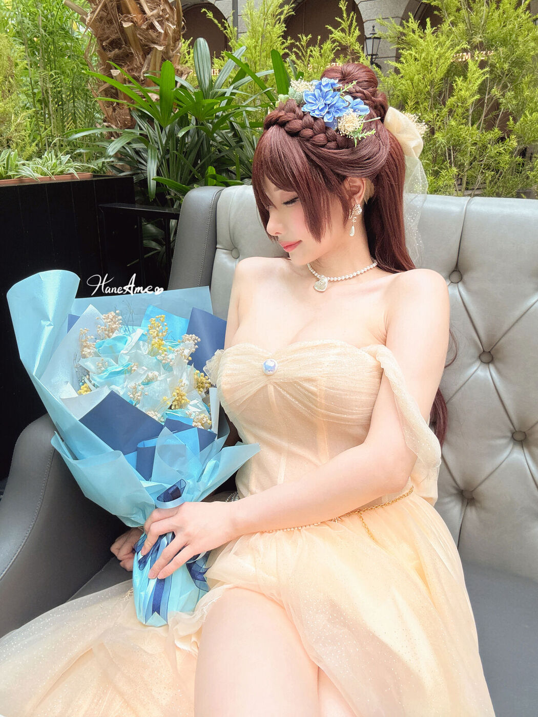 Coser@Hane Ame – 2025生日礼服 (30P – 3V)
