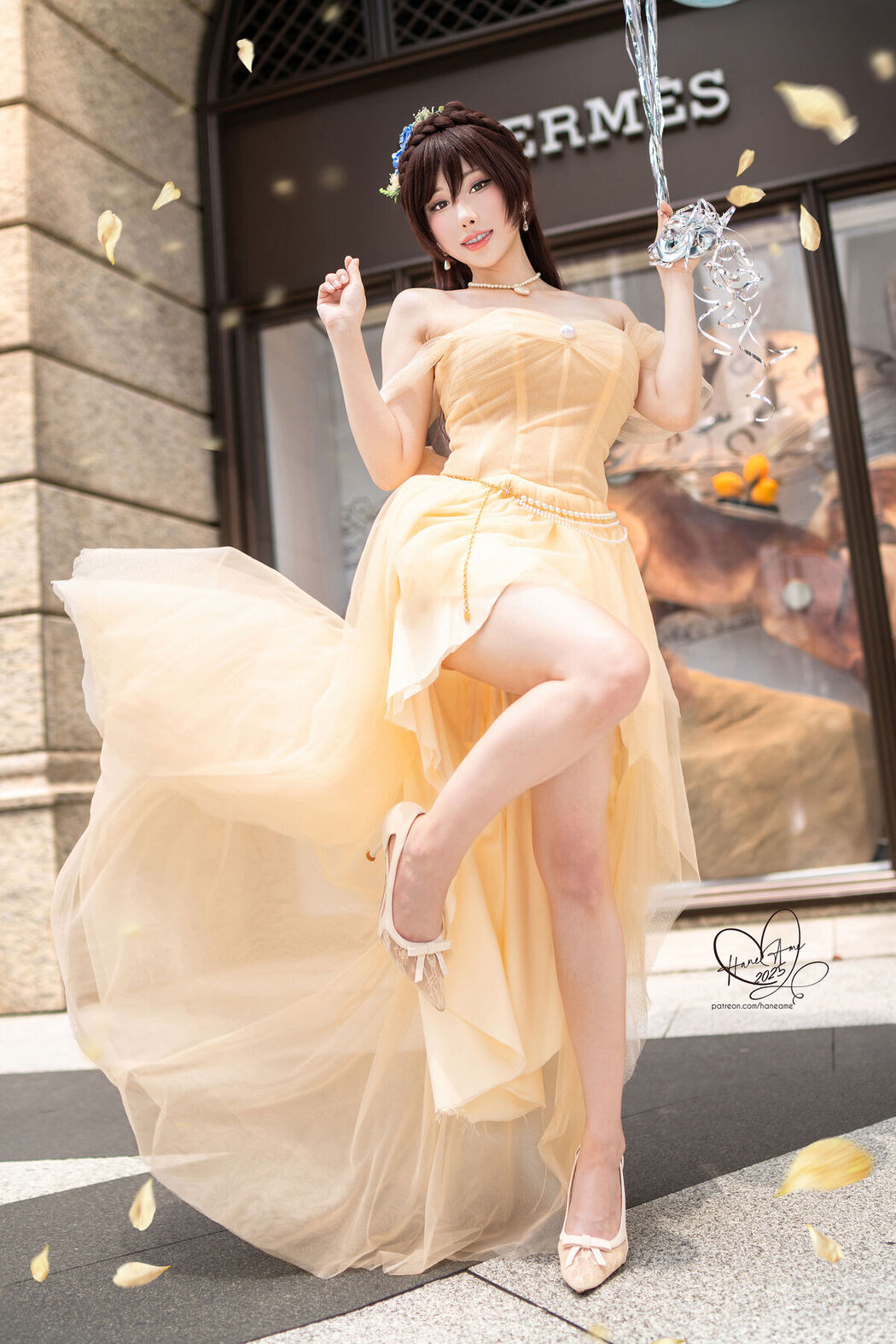 Coser@Hane Ame – 2025生日礼服 (30P – 3V)