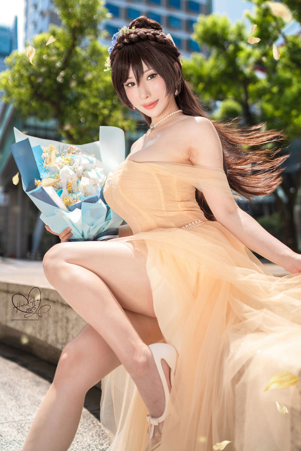 Coser@Hane Ame – 2025生日礼服 (30P – 3V)