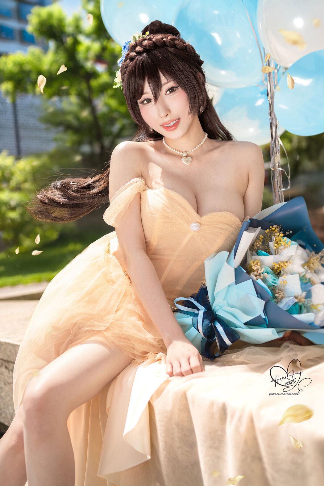 Coser@Hane Ame – 2025生日礼服 (30P – 3V)