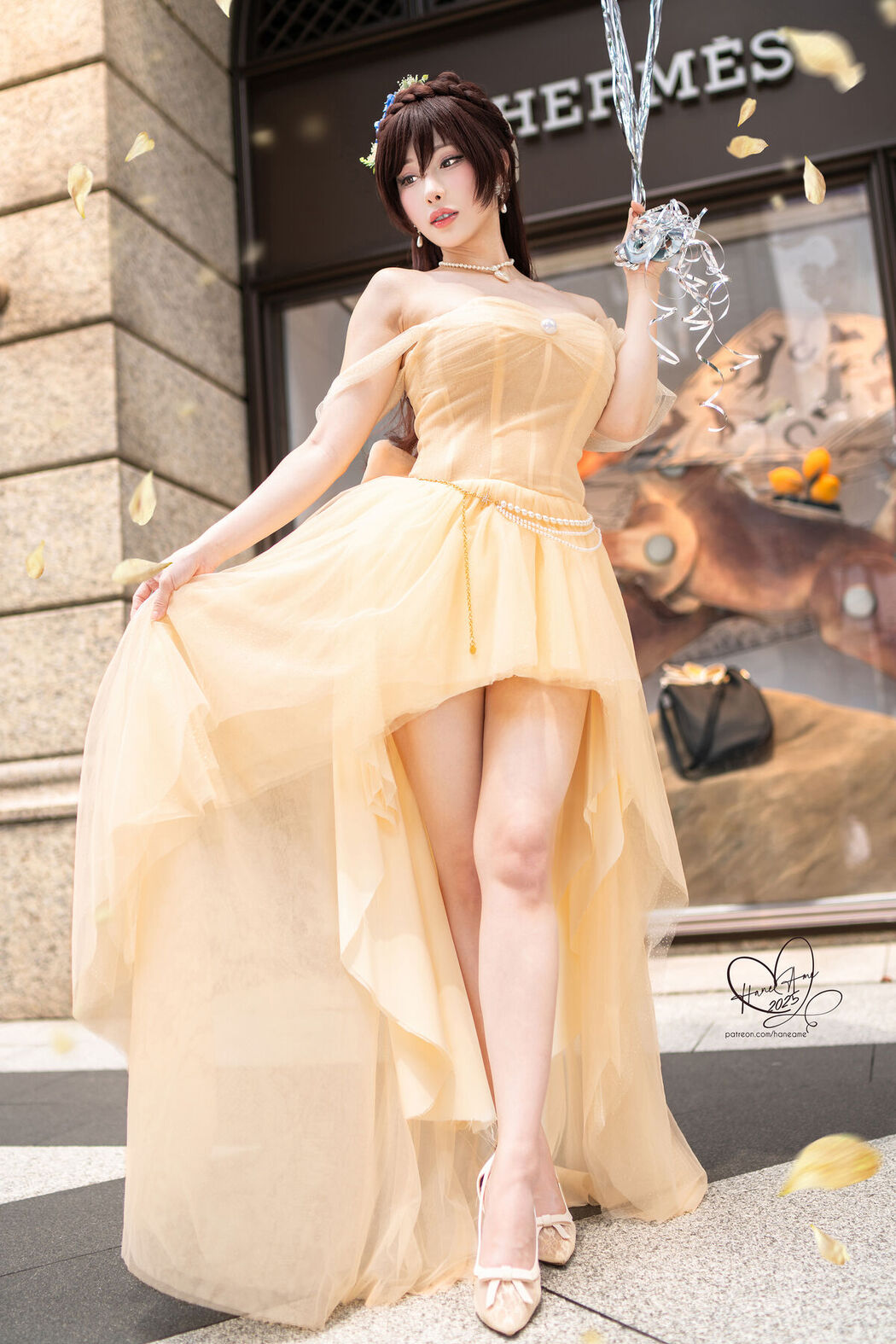 Coser@Hane Ame – 2025生日礼服 (30P – 3V)