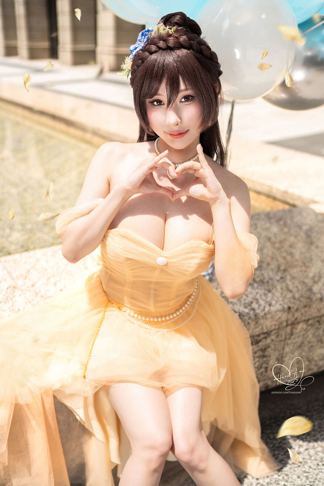 Coser@Hane Ame – 2025生日礼服 (30P – 3V)