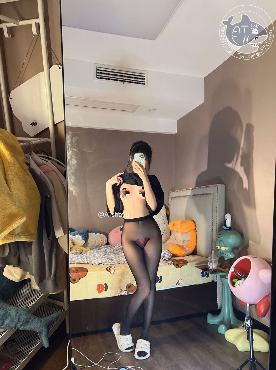 Coser@AT鲨 – 黑丝五指袜 Part01 (58P – 3V)