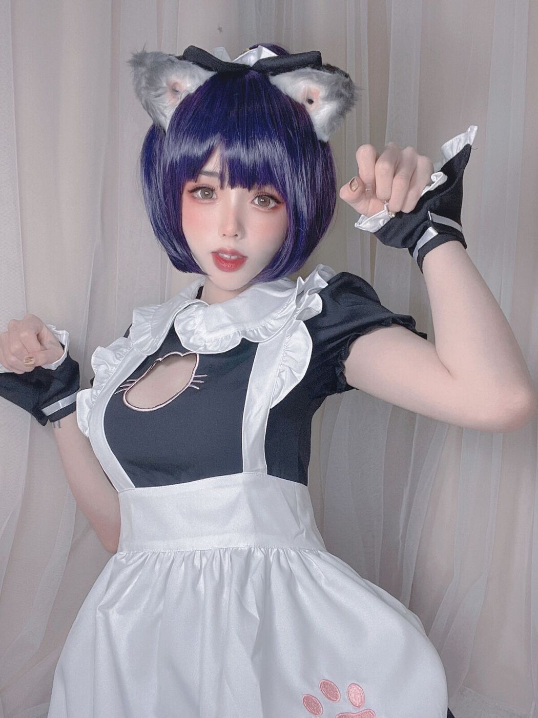 Coser@钛合金TiTi – 女仆猫 (32P)