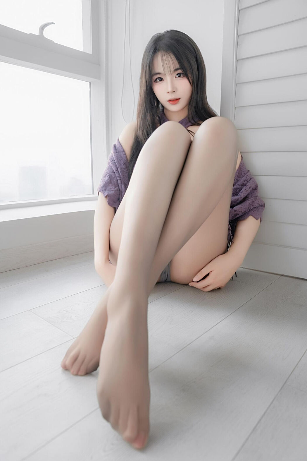 Coser@轩萧学姐 – 紫色旗袍 Part01 (71P)