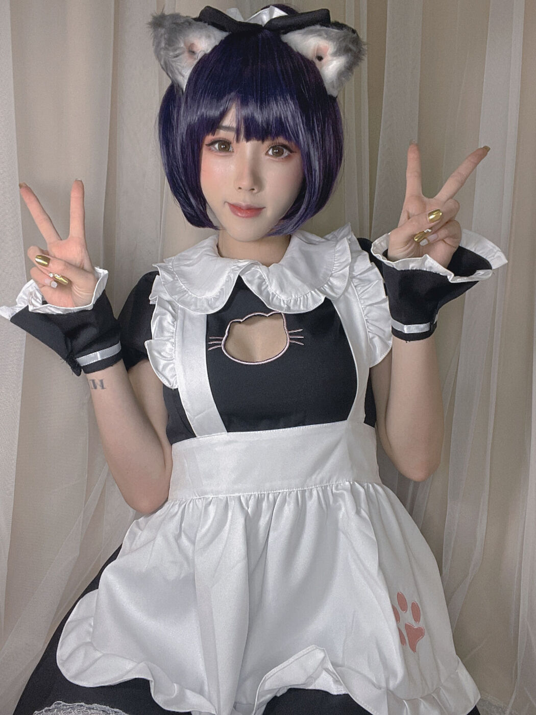 Coser@钛合金TiTi – 女仆猫 (32P)