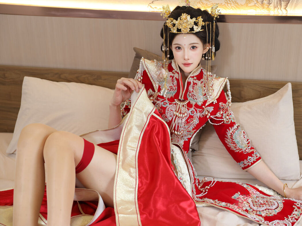 XiuRen秀人网 Uncensored Li Shuang Er 梨霜儿 – R18 秀人网模特 秀禾服 Part01 (58P)