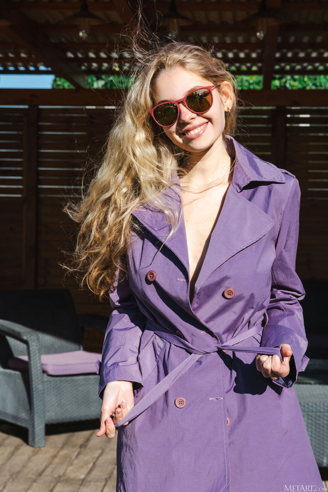 MetArt Mila Amour – Purple Trench Part01 (55P)