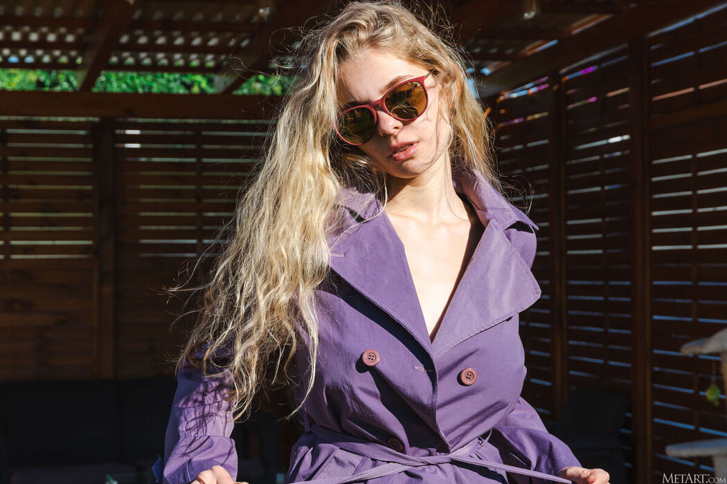 MetArt Mila Amour – Purple Trench Part01 (55P)