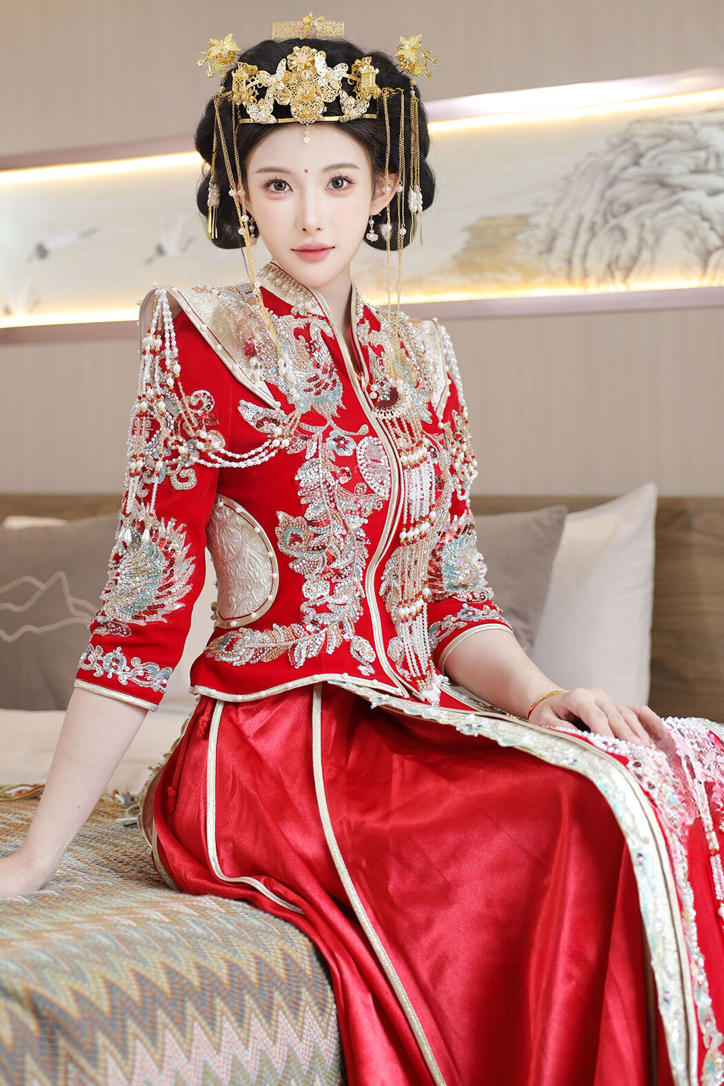 XiuRen秀人网 Uncensored Li Shuang Er 梨霜儿 – R18 秀人网模特 秀禾服 Part01 (58P) Cover Photo