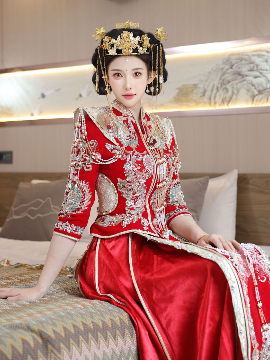 XiuRen秀人网 Uncensored Li Shuang Er 梨霜儿 – R18 秀人网模特 秀禾服 Part01 (58P)