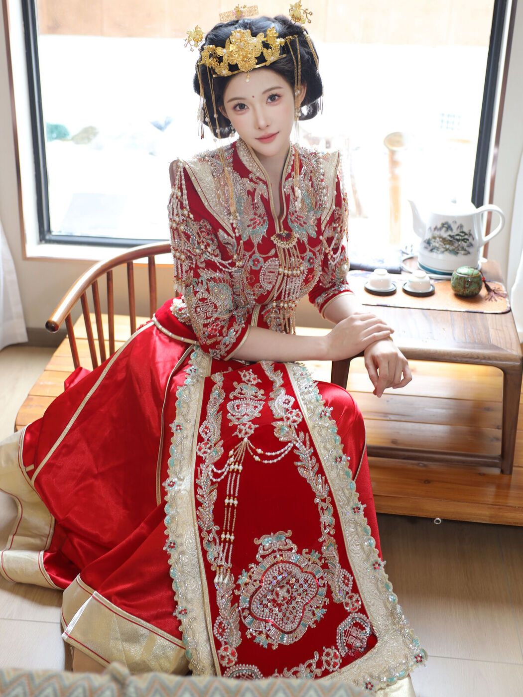 XiuRen秀人网 Uncensored Li Shuang Er 梨霜儿 – R18 秀人网模特 秀禾服 Part01 (58P)