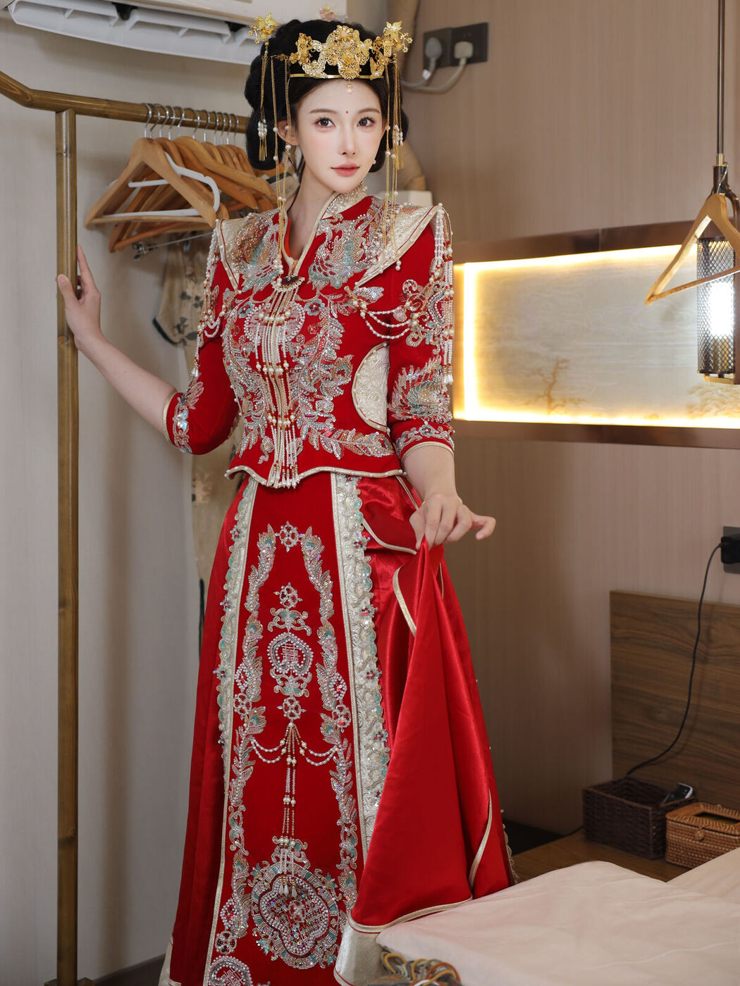 XiuRen秀人网 Uncensored Li Shuang Er 梨霜儿 – R18 秀人网模特 秀禾服 Part01 (58P)