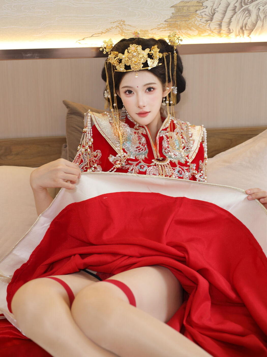 XiuRen秀人网 Uncensored Li Shuang Er 梨霜儿 – R18 秀人网模特 秀禾服 Part01 (58P)