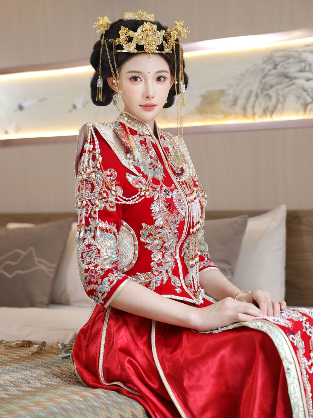 XiuRen秀人网 Uncensored Li Shuang Er 梨霜儿 – R18 秀人网模特 秀禾服 Part01 (58P)