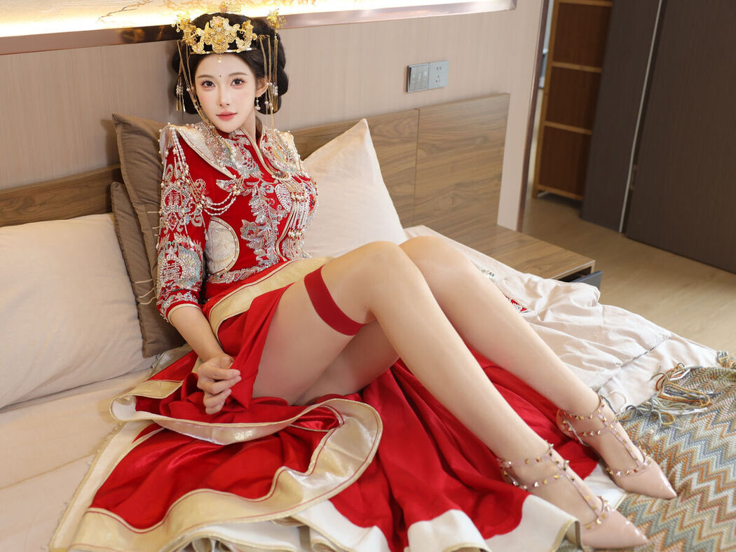 XiuRen秀人网 Uncensored Li Shuang Er 梨霜儿 – R18 秀人网模特 秀禾服 Part01 (58P)