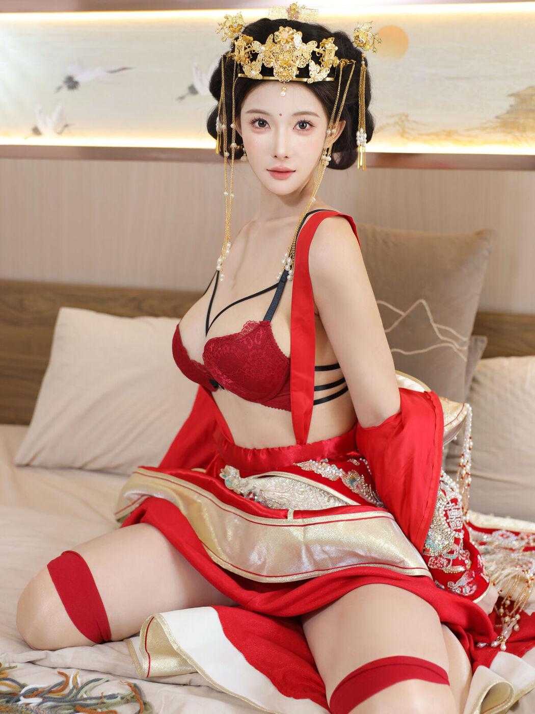 XiuRen秀人网 Uncensored Li Shuang Er 梨霜儿 – R18 秀人网模特 秀禾服 Part02 (57P)