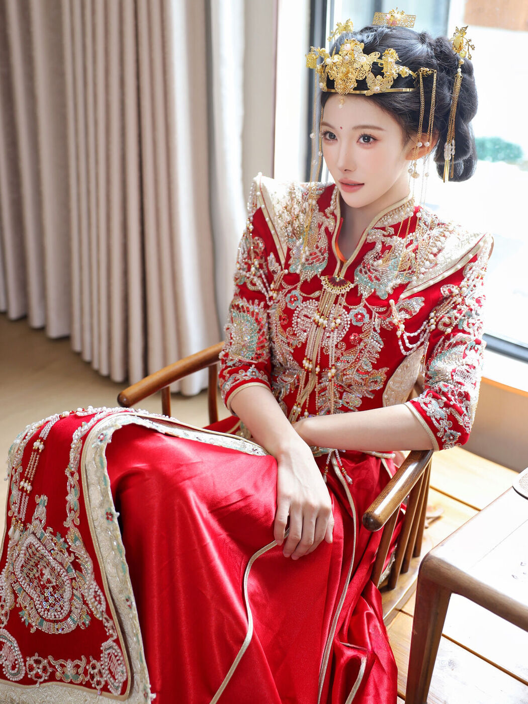 XiuRen秀人网 Uncensored Li Shuang Er 梨霜儿 – R18 秀人网模特 秀禾服 Part01 (58P)