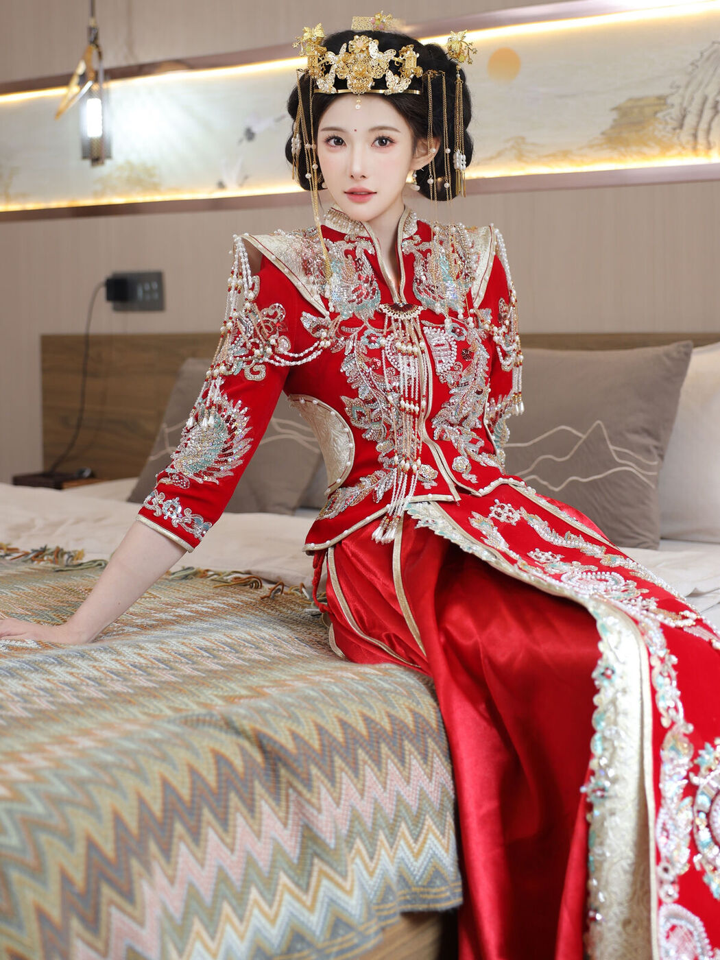 XiuRen秀人网 Uncensored Li Shuang Er 梨霜儿 – R18 秀人网模特 秀禾服 Part02 (57P)