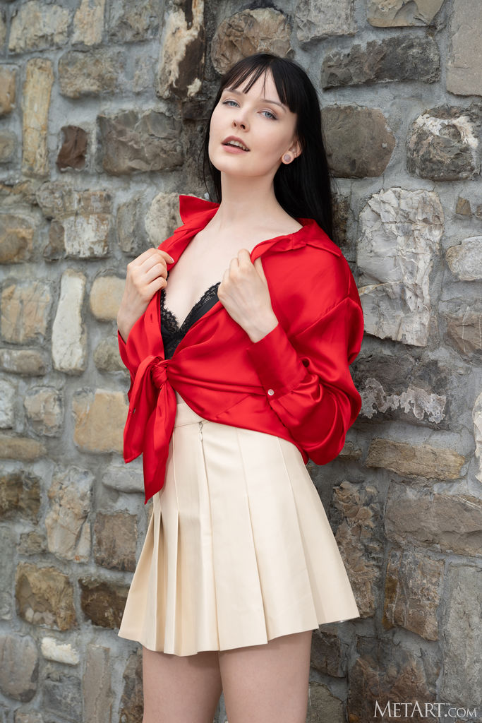 Amelia Riven Raven-haired Honey Is An Enticing Vision In Black Lace Lingerie Cover Photo