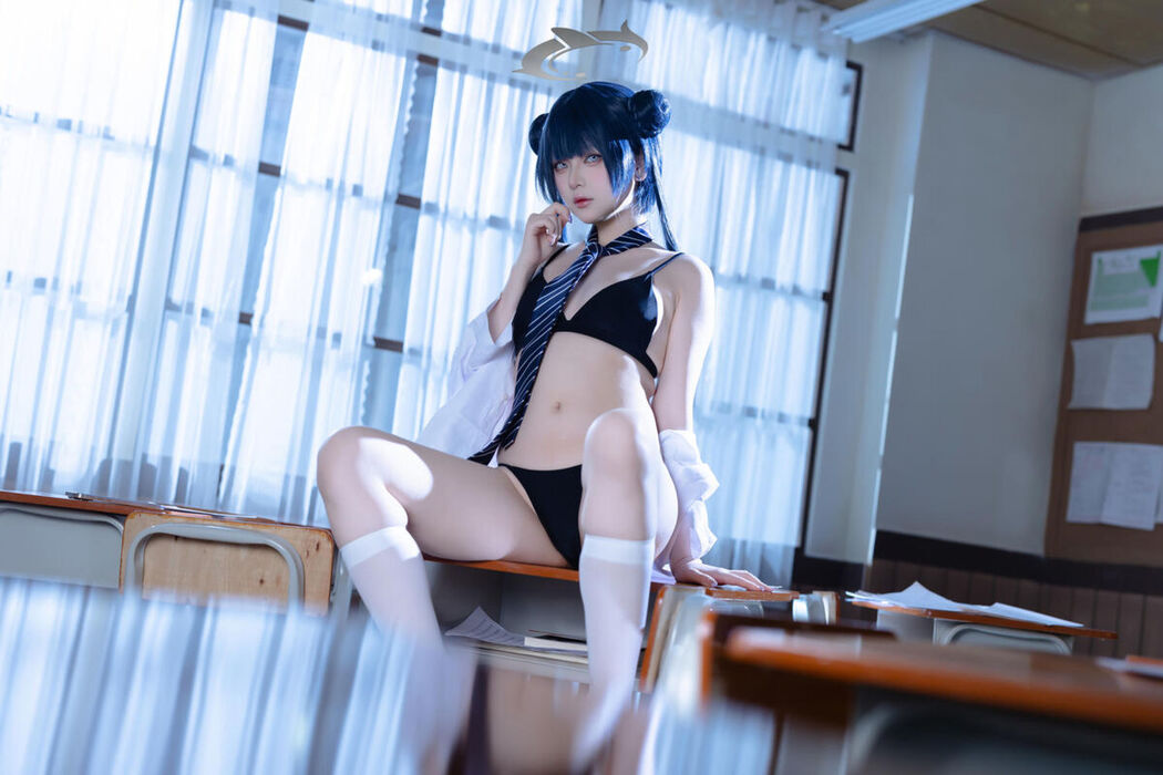 Coser@屿鱼 – 蔚蓝档案 妃咲JK (62P)