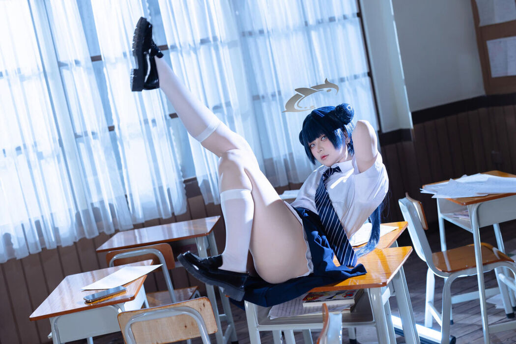 Coser@屿鱼 – 蔚蓝档案 妃咲JK (62P)
