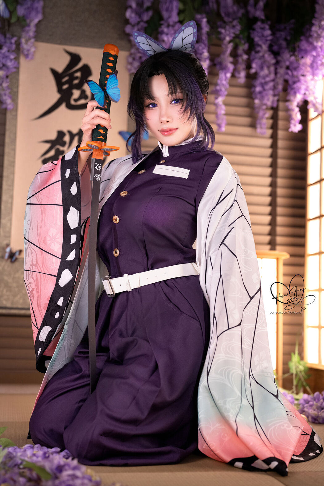 Coser@Hane Ame – 鬼灭之刃 蝴蝶忍 (43P – 10V)