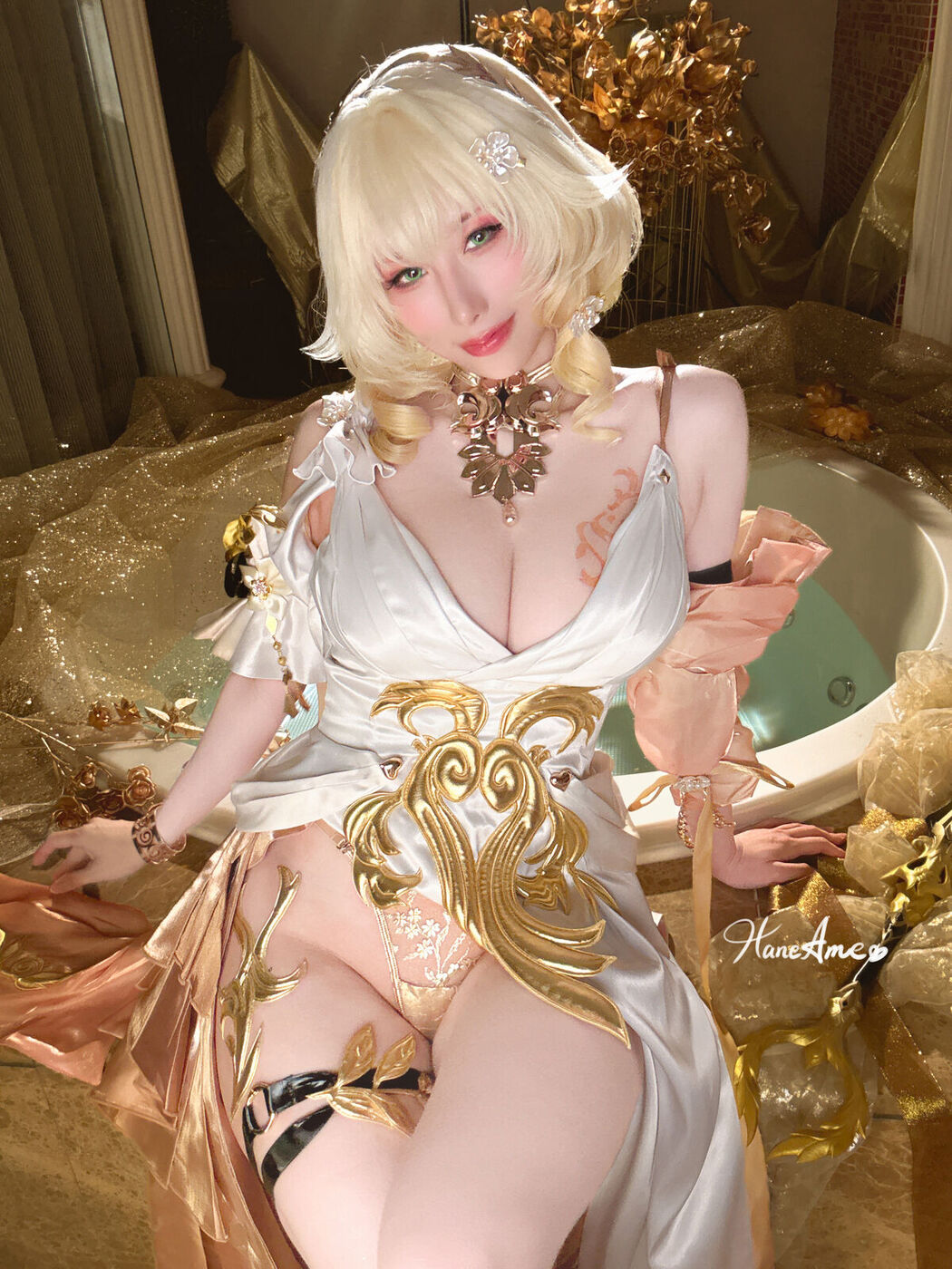 Coser@Hane Ame – 9月作品 崩壞 星穹鐵道-阿格萊雅 (64P – 7V)