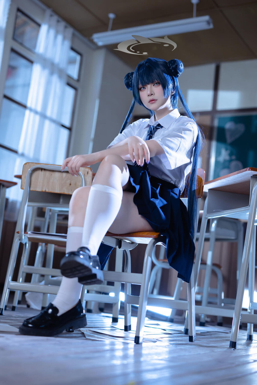 Coser@屿鱼 – 蔚蓝档案 妃咲JK (62P)