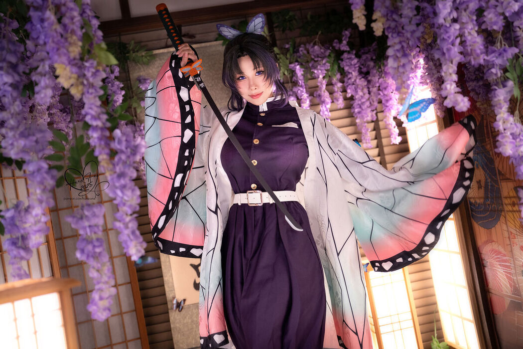 Coser@Hane Ame – 鬼灭之刃 蝴蝶忍 (43P – 10V)