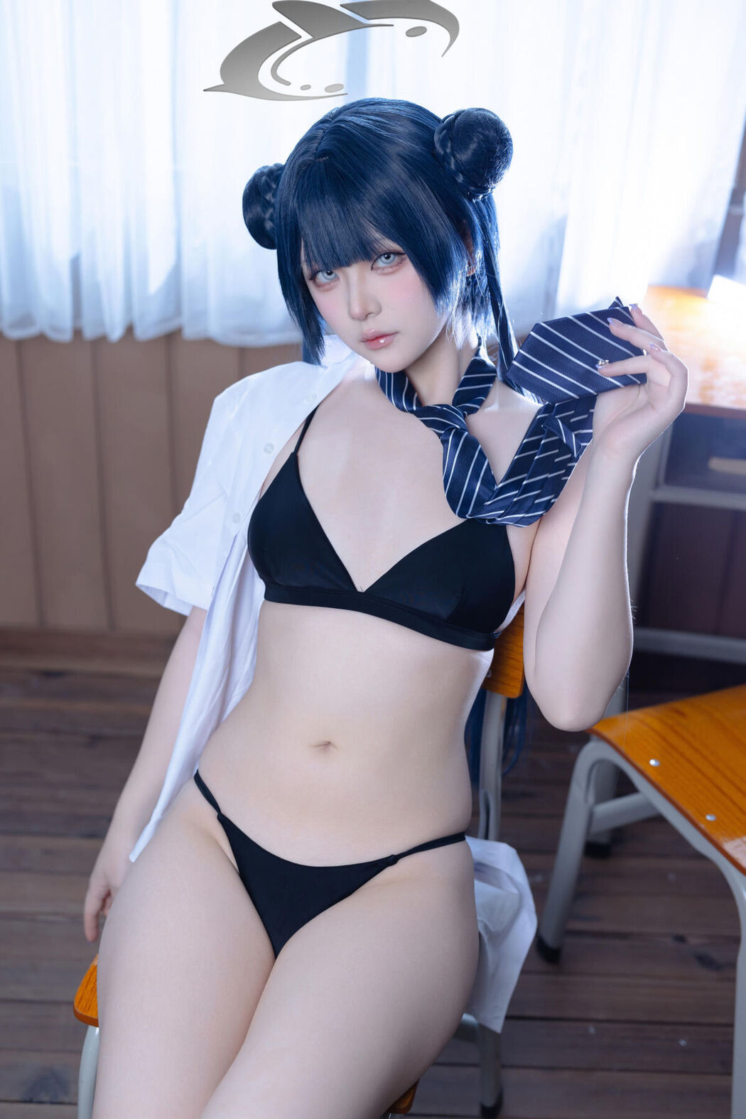 Coser@屿鱼 – 蔚蓝档案 妃咲JK (62P)