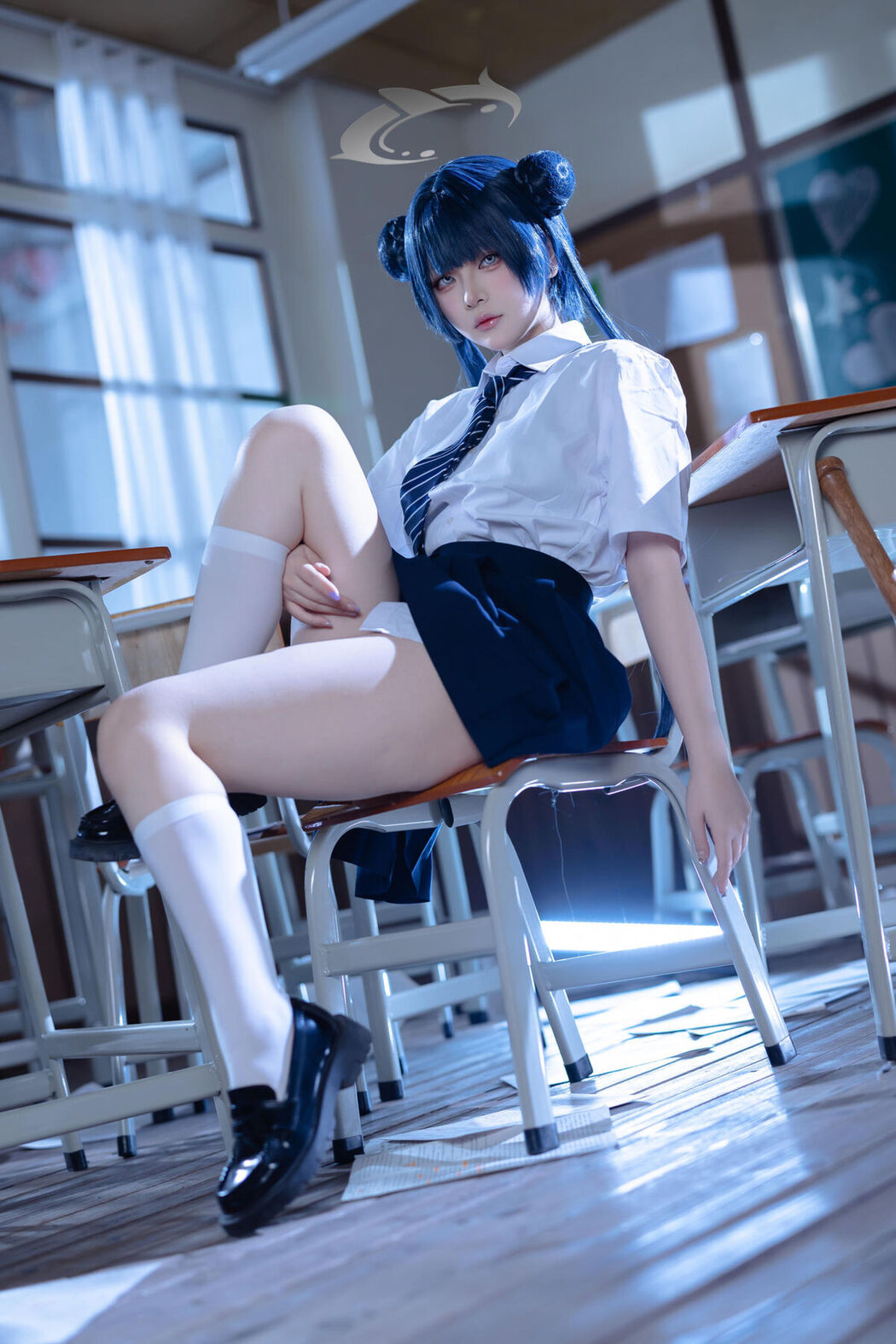 Coser@屿鱼 – 蔚蓝档案 妃咲JK (62P)
