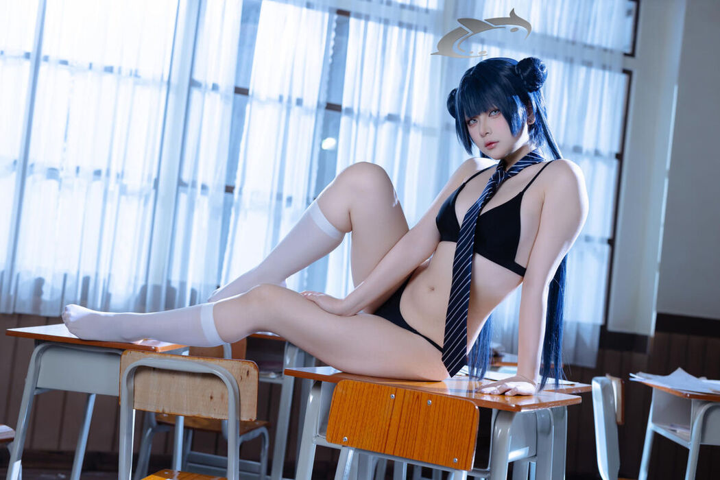 Coser@屿鱼 – 蔚蓝档案 妃咲JK (62P)