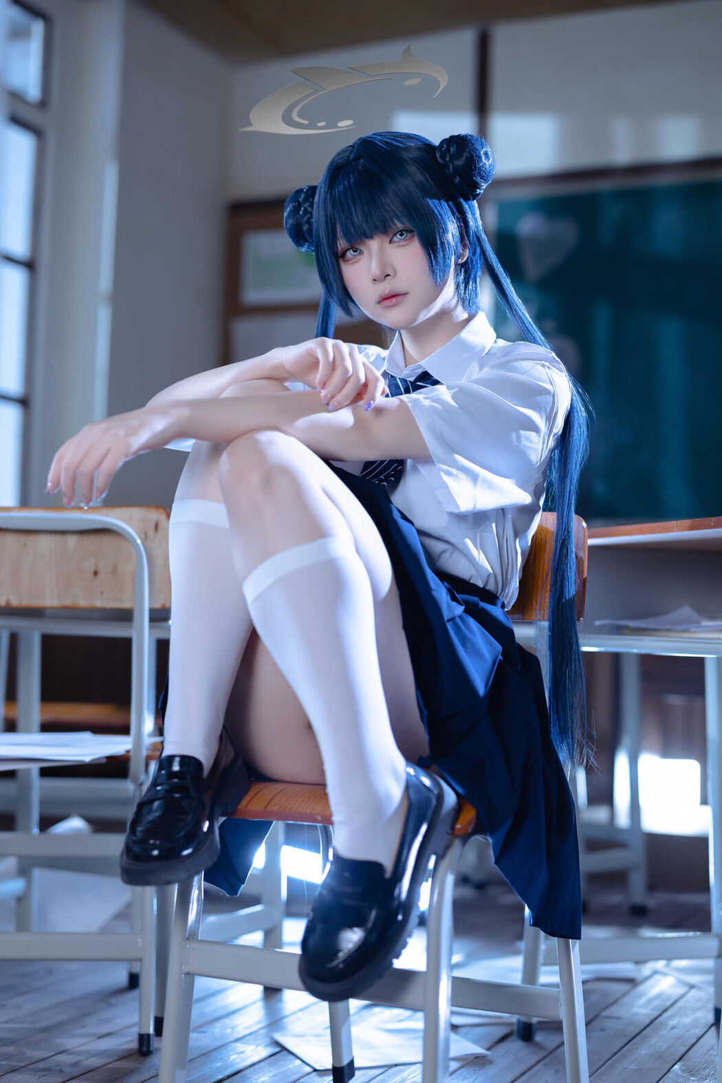 Coser@屿鱼 – 蔚蓝档案 妃咲JK (62P)