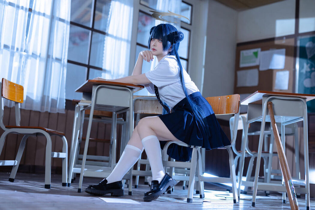 Coser@屿鱼 – 蔚蓝档案 妃咲JK (62P)