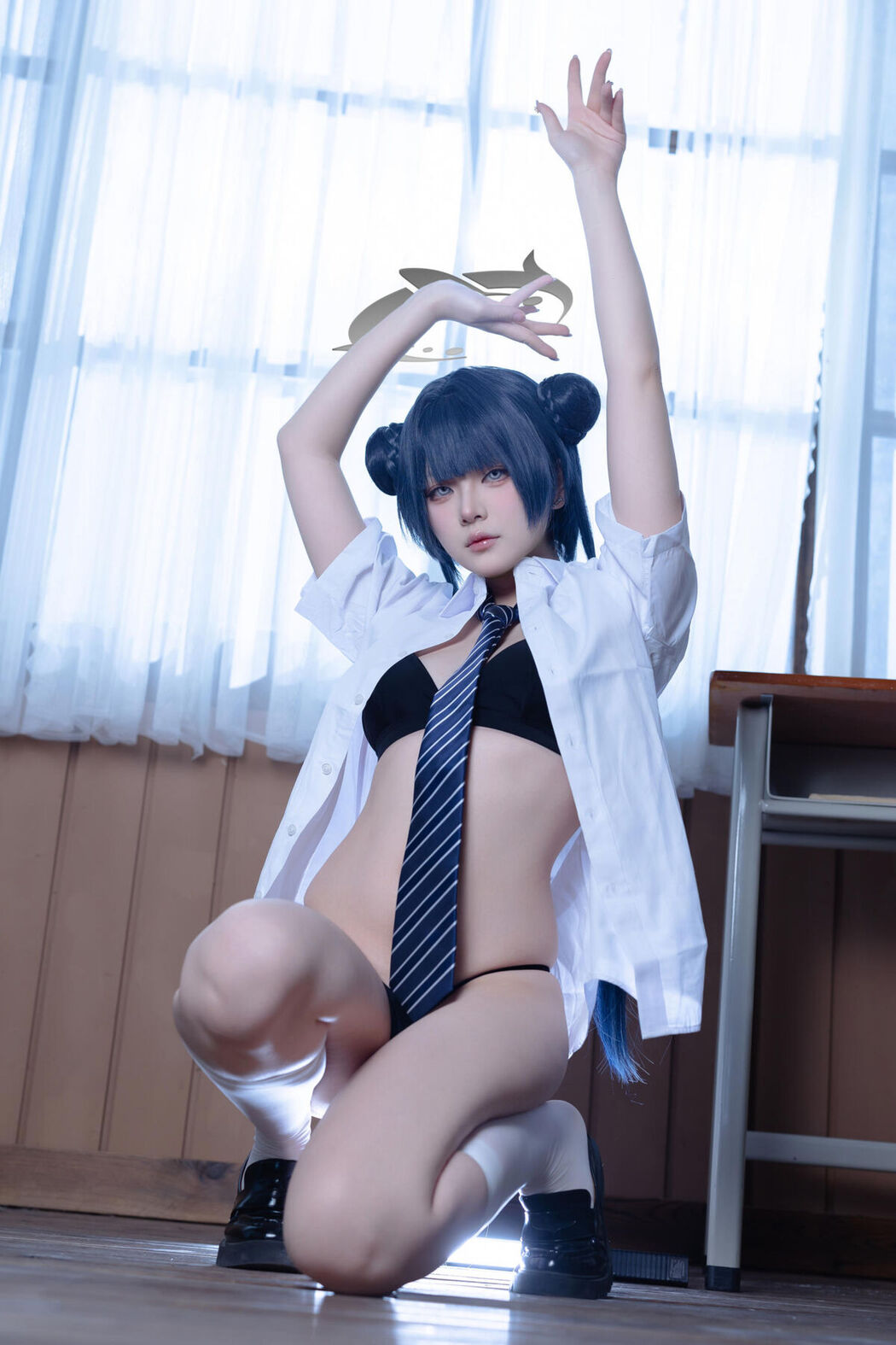 Coser@屿鱼 – 蔚蓝档案 妃咲JK (62P)