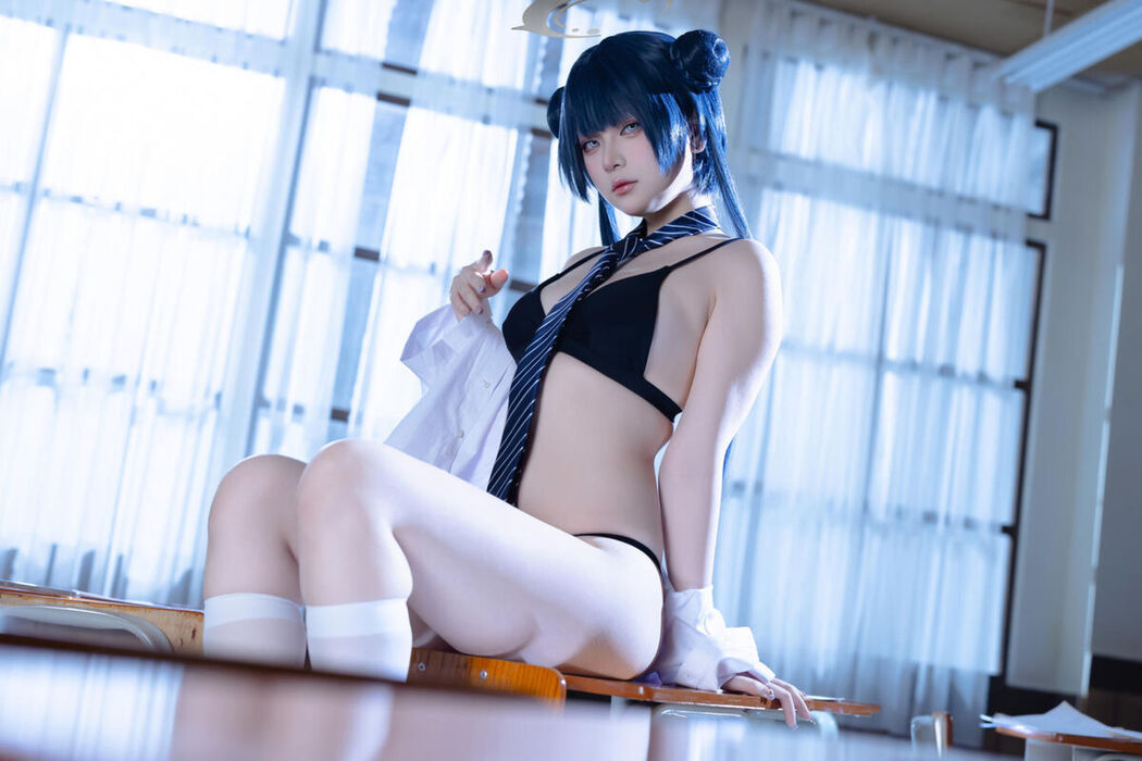 Coser@屿鱼 – 蔚蓝档案 妃咲JK (62P)